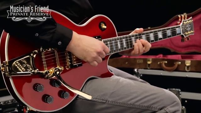 Gibson Custom 2014 Made 2 Measure Les Paul Custom w/Bigsby Electric Guitar, Candy Apple Red смотреть онлайн