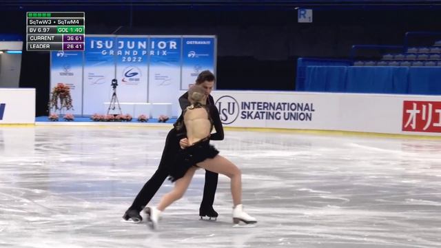 BEKKER / HERNANDEZ (GBR) | Ice Dance Rhythm Dance | Ostrava 2022 | #JGPFigure