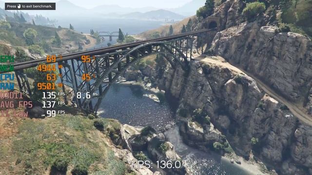 GTA 5 / V - I3 13100F + RTX 3060 Ti GDDR6X - 1440p Max Settings - Benchmark Fps Test