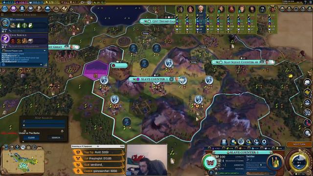 (Aztec, Pantheon Carrying the Early Game) Civilization VI Multiplayer Ranked 10 Player FFA смотреть онлайн
