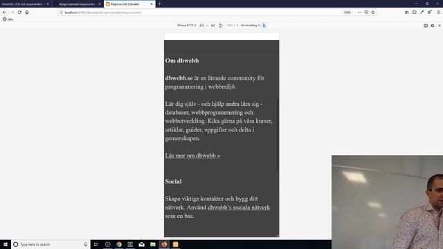 Genomgång kmom02 design med Emil смотреть онлайн