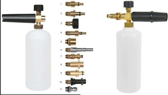 Какой пенокомплект выбрать? Виды пенных насадок, их плюсы и минусы / TipTop Chemicals