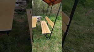 Беседка из профильной трубы СНТ  Санда