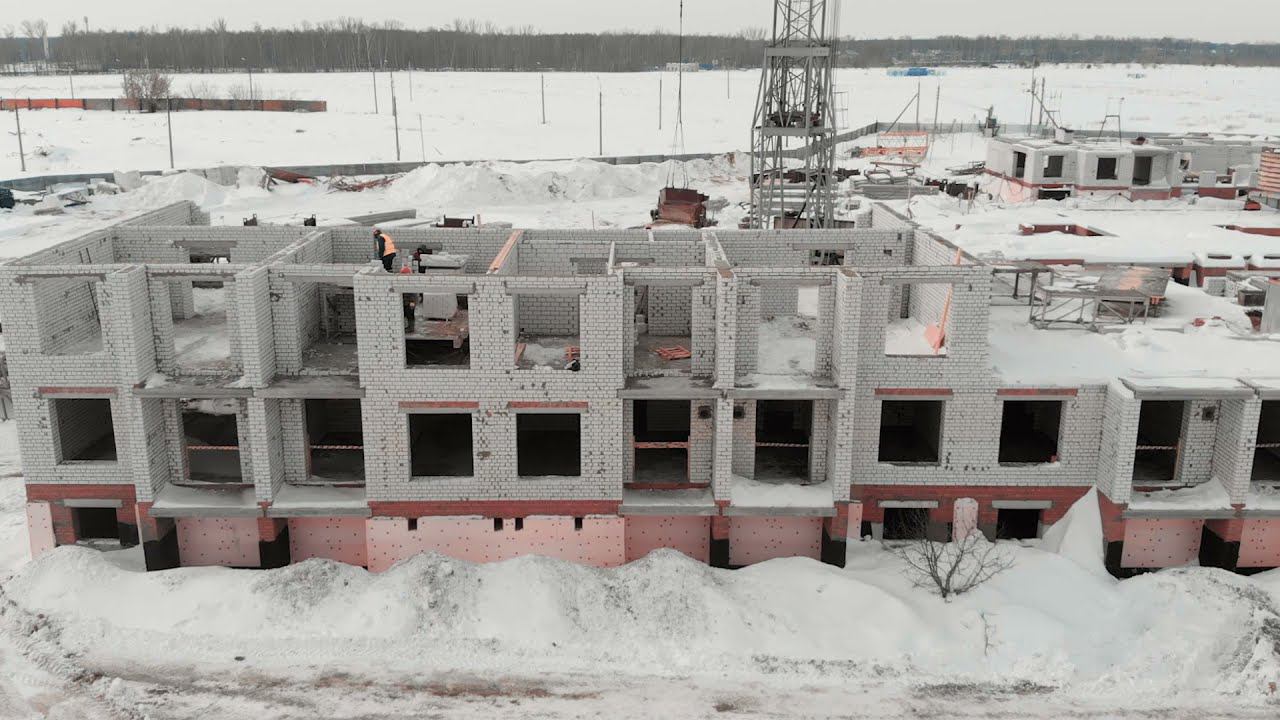 Ход строительства Френдли-комплекса #ТураНова • МАРТ 2021 смотреть онлайн