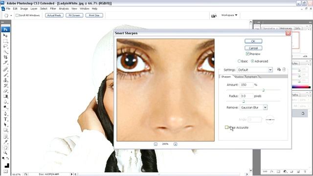 Adobe Photoshop CS3 Ch10 More Accurate Smart Sharpening смотреть онлайн