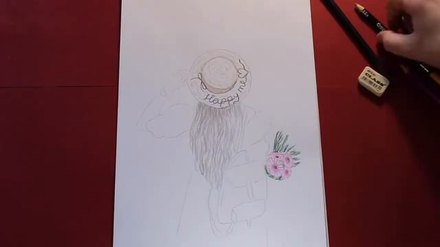 Как нарисовать девочку How to draw a girl Pencil drawing step by step Art for kids Easy Drawing смотреть онлайн