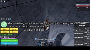 Temple of time- Location and requirements + secret glitch!! (blox fruits) Update 17 part 3