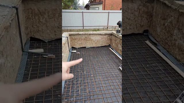 Подготовка монолитной плиты для бассейна. Строительство бассейна смотреть онлайн
