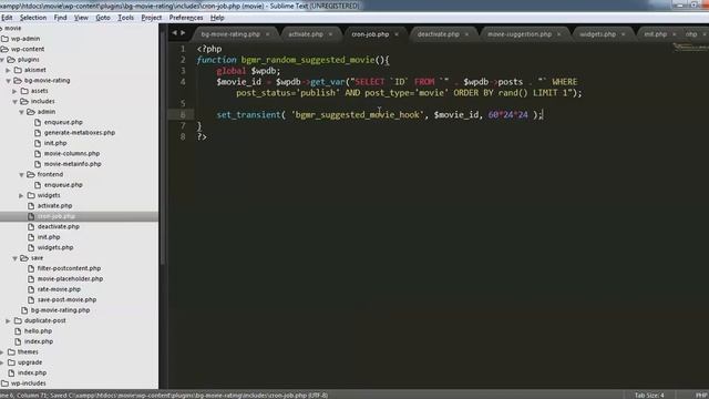 WordPress Movie Rating Plugin Development From Scratch - PART 16 - Set Transient смотреть онлайн