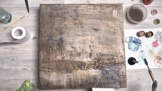 Урок по созданию картины шпатлевкой. Как нарисовать северное сияние и пещеру. Учимся рисовать (DIY) смотреть онлайн