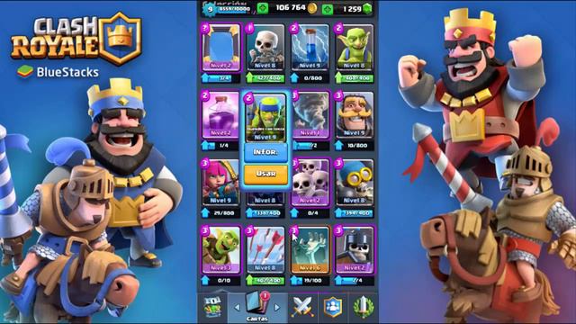 100.000 MONEDAS + 1.200 GEMAS + COFRE LEGENDARIO EN ARENA 9!!! Clash Royale смотреть онлайн
