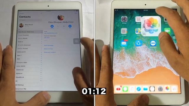 iOS 11.2 bata 4 vs iOS 11.1.1 speed test on iPad mini 2 | Geekbench test смотреть онлайн