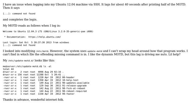 Ubuntu: Command not found when SSHing into Ubuntu 12.04 смотреть онлайн