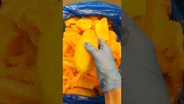 Манго сорта Зебдея из Египта, быстрозамороженная мякоть, без кожуры и костей! Вкуснейшее смотреть онлайн
