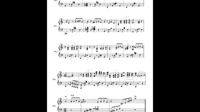 Por Una Cabeza - Carlos Gardel - Piano Cover (Sheet Music) смотреть онлайн
