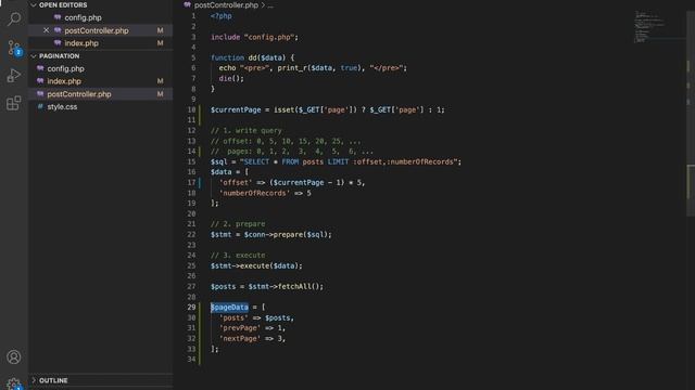 Pagination System with PHP & MySQL database #3 смотреть онлайн