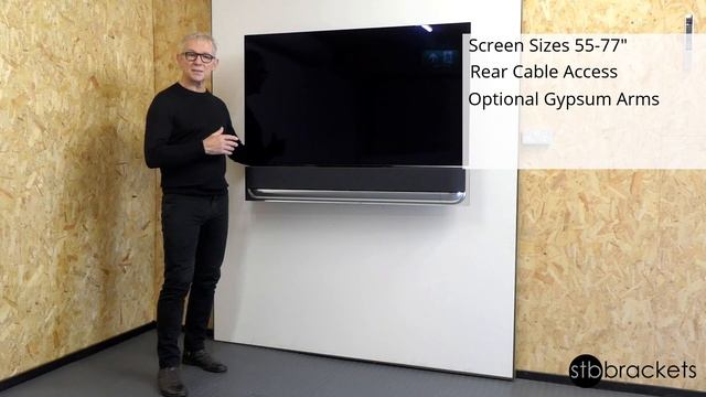 Beosound Theatre Manual Wall Bracket with Pull out and Rotate -77" смотреть онлайн