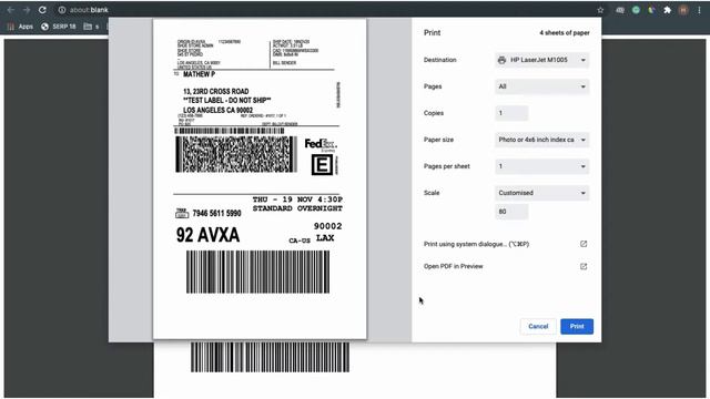 Print FedEx Labels Shopify App смотреть онлайн