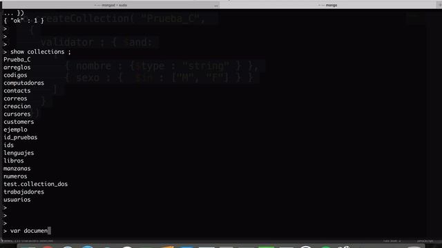 24.- Curso MongoDB - Create Collection смотреть онлайн