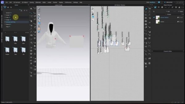 Курс по Clo3D. Урок 11. Декали, аксессуары, пух.
