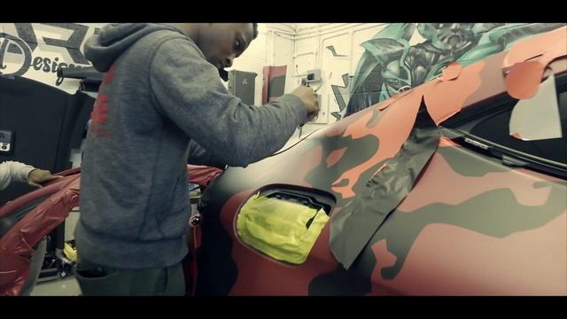 2016 MERCEDES C CLASS COUPE IN RED CAMO 4K смотреть онлайн