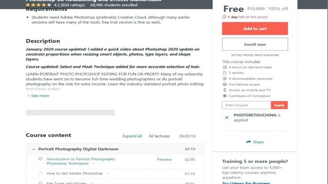 16 Free Udemy Courses With Certification April 2020 | Software Developer | Marketing | Photoshop смотреть онлайн