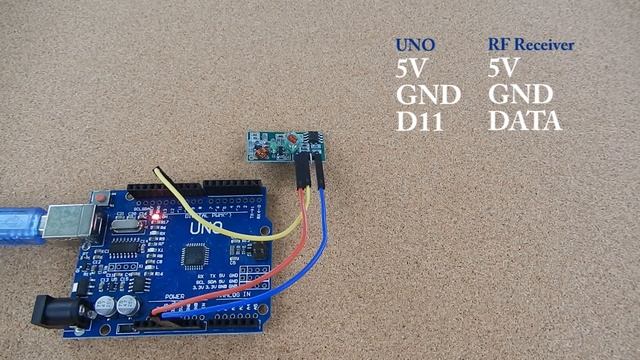 Беспроводная связь Arduino радиомодулями на 433МГц смотреть онлайн
