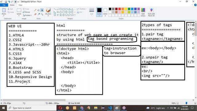 UI Technologies tutorials || Demo - 5 || by Mrs. Swetha On 28-09-2021 @7AM IST смотреть онлайн