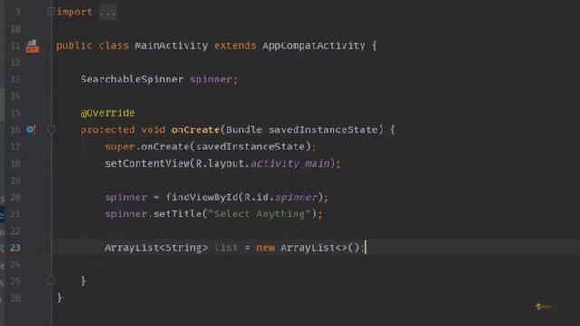 How To Create With Search Feature | Create Spinner With Search Box | SearchAbleSpinner смотреть онлайн