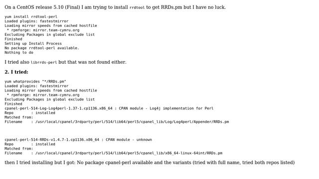 DevOps & SysAdmins: No package rrdtool-perl available смотреть онлайн