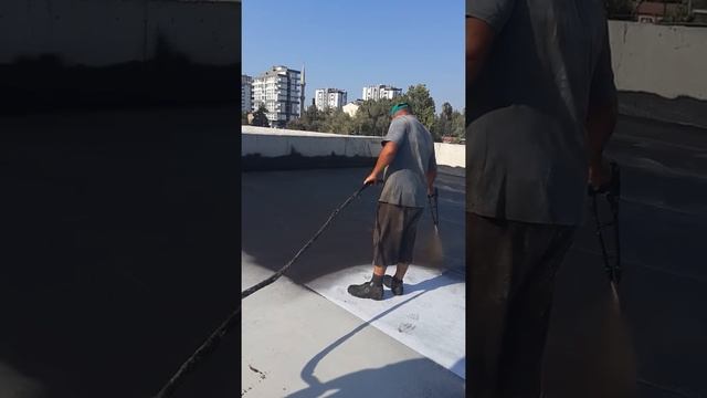 Sis Yalıtım FLEXİGUM Teraslarda Su Yalıtım Uygulaması