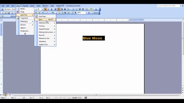 Word 2003 Auto Text - Learn How to Create Custom Auto Text смотреть онлайн