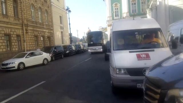 Река Мойка возле Эрмитажа. Санкт-Петербург