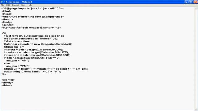 Java Advanced in Telugu-JSP Response-Lesson-24 смотреть онлайн