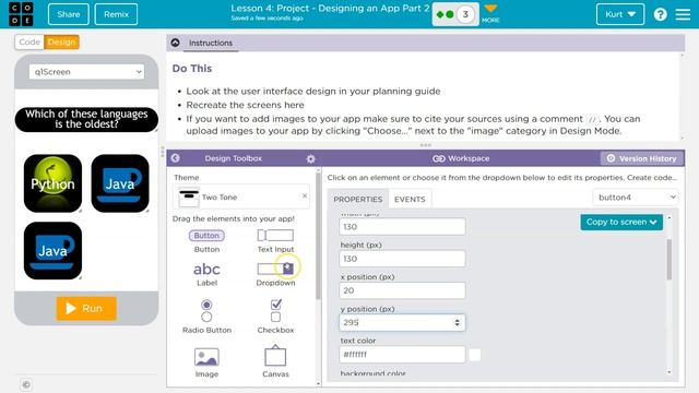 Code.org Lesson 4 Project Designing an App Part 1 | Answer Tutorial | Unit 3 CS Principles смотреть онлайн