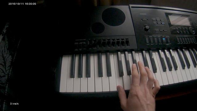 Queen - another one bites the dust casio wk-7600 piano tutorial part 1 смотреть онлайн