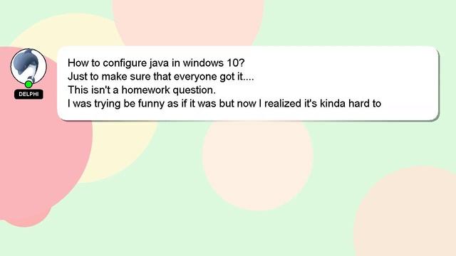 How to configure java in windows 10? смотреть онлайн