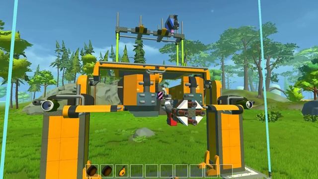 ✅ СБОРКА БОЕВОЙ СУБМАРИНЫ на ПЛАВУЧЕЙ ПЛАТФОРМЕ в СКРАП МЕХАНИК ? Scrap Mechanic ? смотреть онлайн
