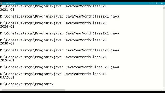 Java YearMonth class || Java Year and Java Month|| java.time.YearMonth class|| java.time pkg || #40 смотреть онлайн