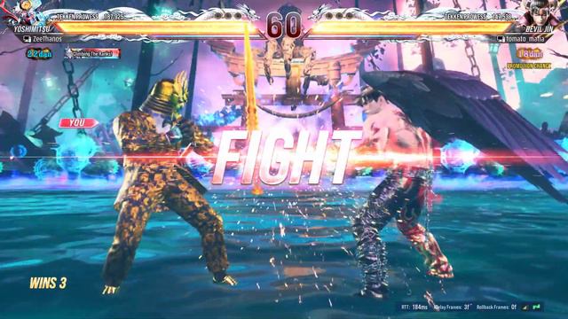 ZeeThanos (Yoshimitsu) VS Tomato_Mafia (Devil Jin) | Tekken 8 | Rank Match | смотреть онлайн