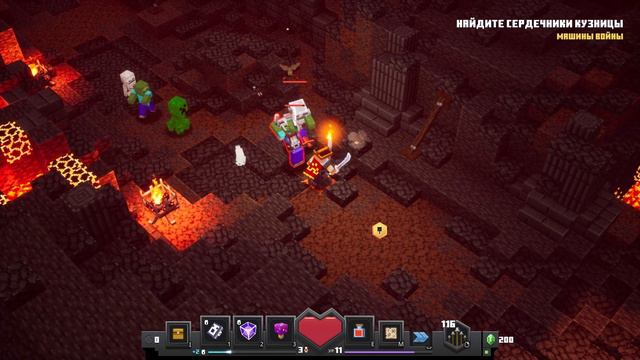 Minecraft dungeon прохождение Шахти красного камня і пилающая кузниця смотреть онлайн