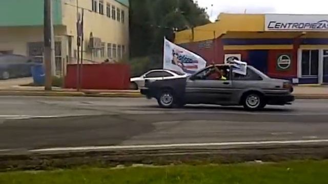 Fortuño en Orocovis Toyota 1.6 Burnout смотреть онлайн