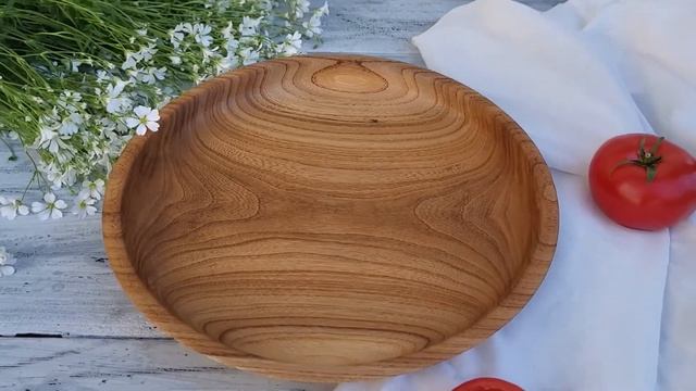 Деревянное блюдо 
