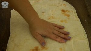 Рулет из Лаваша с куриным фаршем