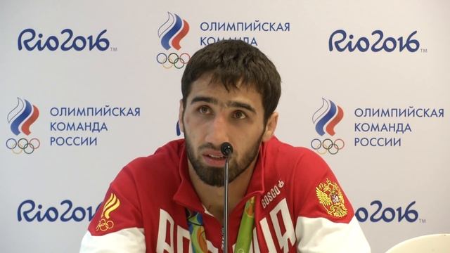 Пресс-конференция олимпийского чемпиона Хасана Халмурзаева. смотреть онлайн