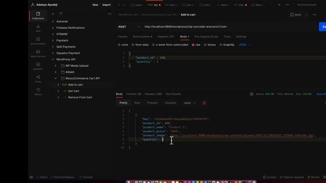 Woocommerce Custom Cart REST API смотреть онлайн