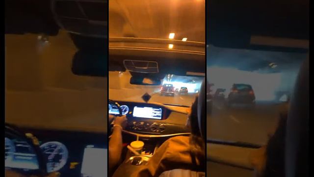 INSANE STAGE 2 750HP MERCEDES S63 TUNNEL PULL (CRACKLE AND POP) смотреть онлайн