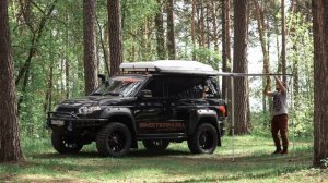 Автомобильный тент маркиза: быстрая разборка