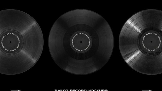 Mockups: Vinyl Mockup Bundle Template Record