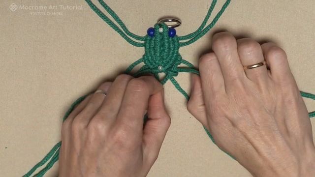 Macrame Frog Keychain Tutorial for Beginners| Macrame Keychain | Macrame Frog Tutorial смотреть онлайн